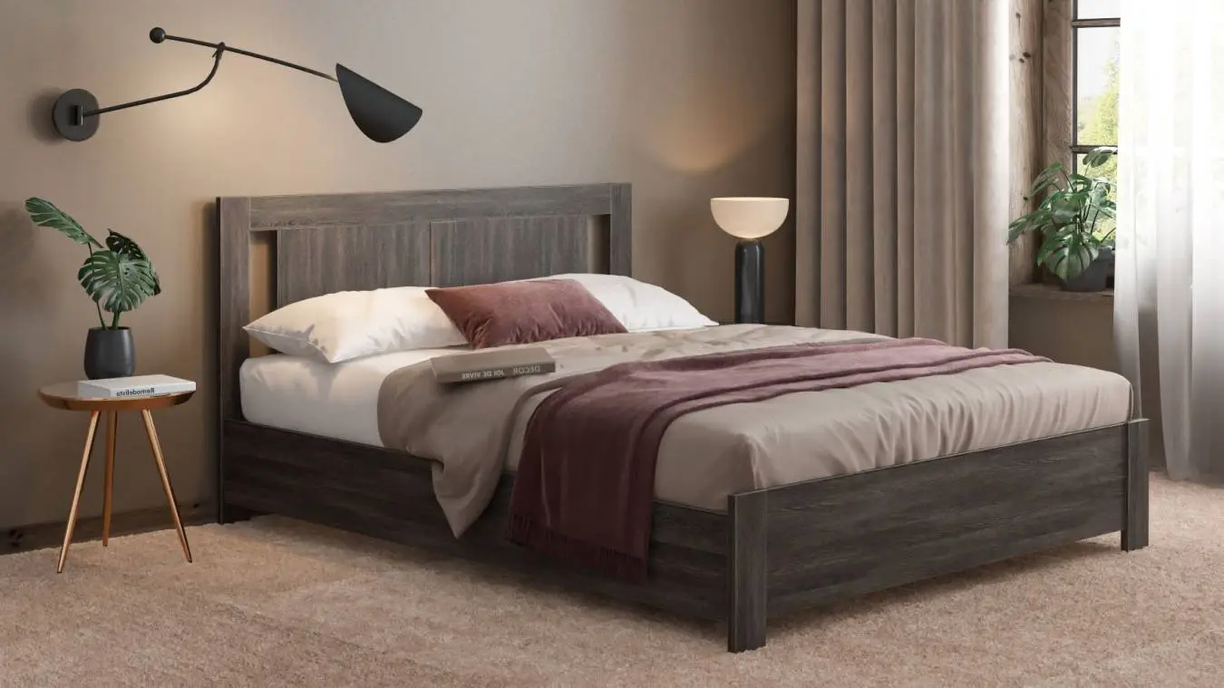 Кровать Bonnie Ice, цвет Венге мали (темно-коричневая) Askona фото - 1 - большое изображение