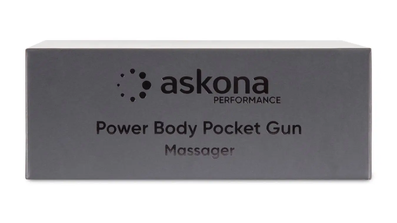 Массажер для тела Askona Performance Power Body Pocket Gun, цвет: серо-синий Askona фото - 11 - большое изображение
